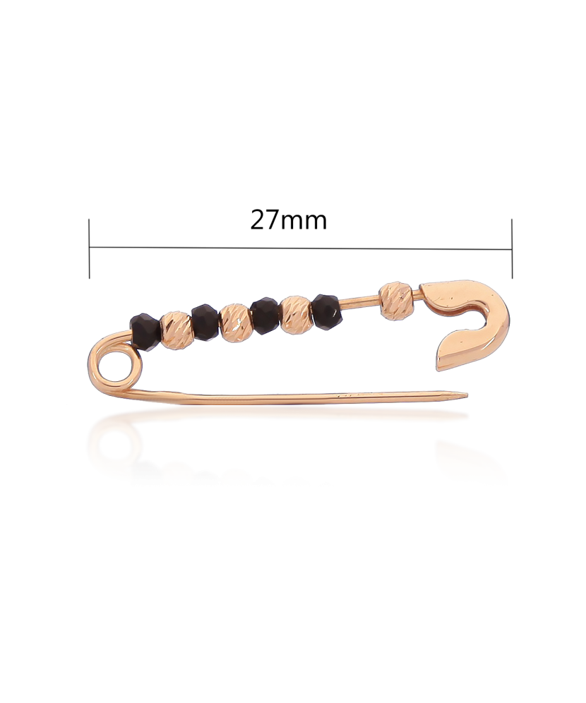 Auksinė sagė su oniksais - Sagės - Goldinga