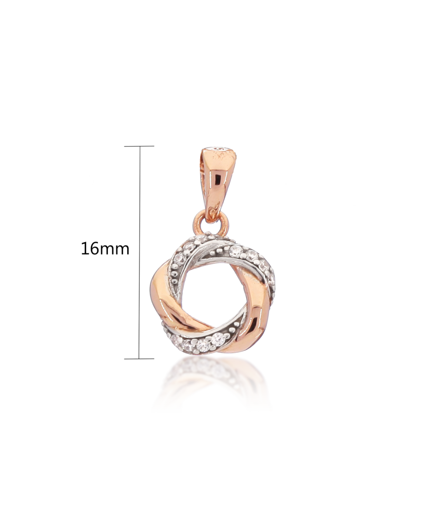 Auksinis pakabukas su cirkoniais - Auksiniai pakabukai - Goldinga