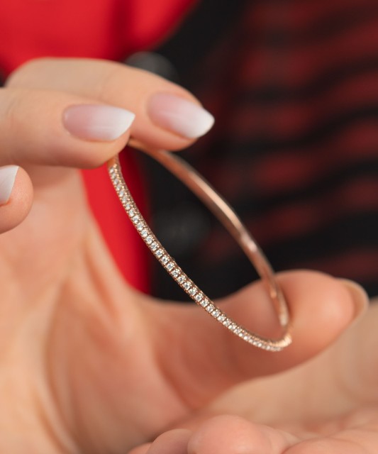 Auksinė apyrankė su briliantais - Auksinės apyrankės - Goldinga