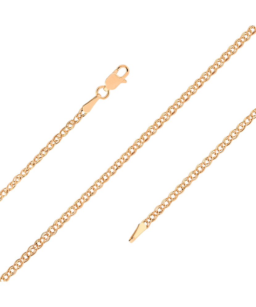 Auksinė grandinėlė "Mona Liza" 2.2mm - Auksinės grandinėlės - Goldinga