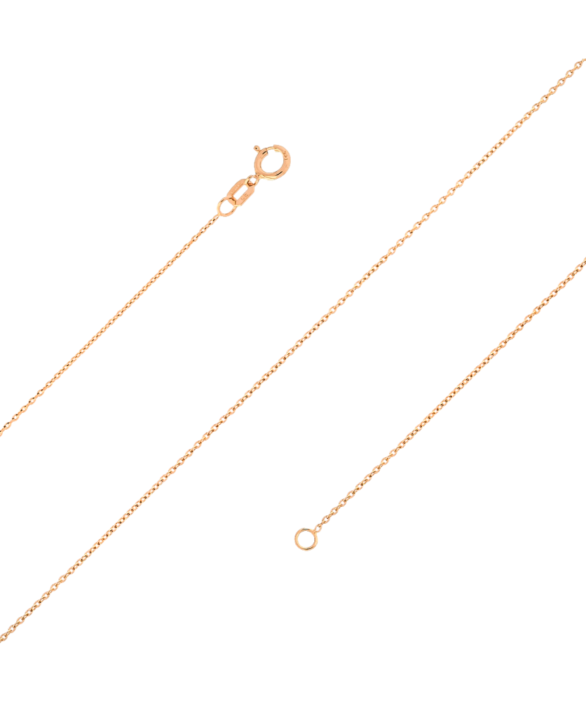 Auksinė vientisa grandinėlė "Anchor" 0.8mm - Auksinės grandinėlės - Goldinga