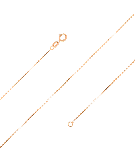 Auksinė vientisa grandinėlė "Anchor" 0.8mm - Auksinės grandinėlės - Goldinga
