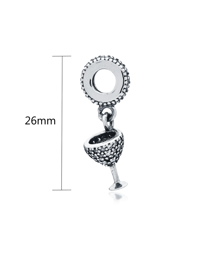 Universalus Sidabrinis Pakabukas su cirkoniais "Taurelė" - Sidabriniai pakabukai - Goldinga