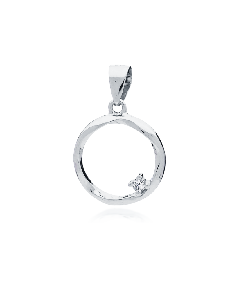 Sidabrinis Pakabukas su cirkoniu - Sidabriniai pakabukai - Goldinga