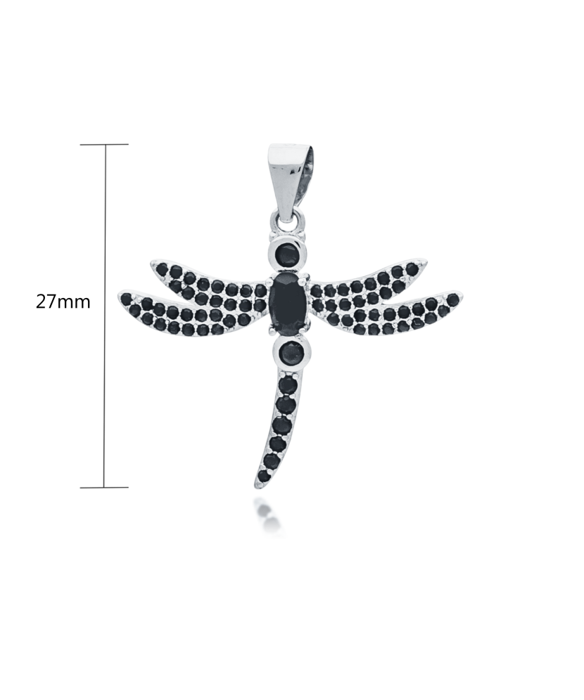 Sidabrinis Pakabukas su cirkoniais "Laumžirgis" - Sidabriniai pakabukai - Goldinga