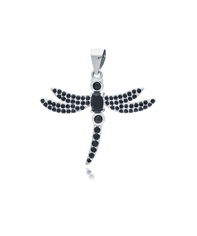 Sidabrinis Pakabukas su cirkoniais "Laumžirgis" - Sidabriniai pakabukai - Goldinga