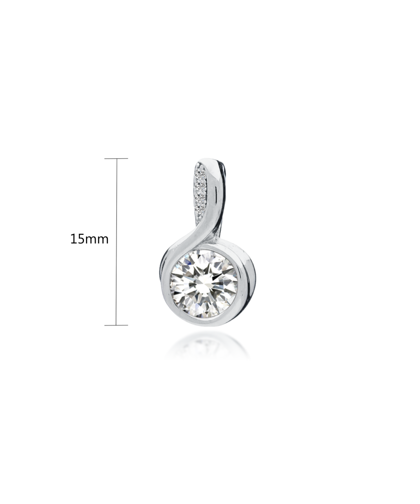 Sidabrinis Pakabukas su cirkoniais - Sidabriniai pakabukai - Goldinga