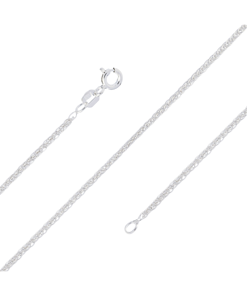 Sidabrinė Grandinėlė "Spiker" 1.1mm - Sidabrinės grandinėlės - Goldinga