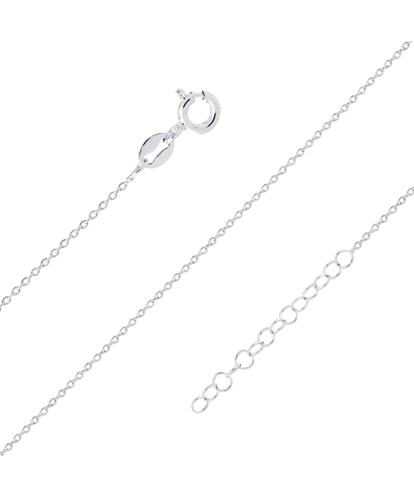 Sidabrinė Grandinėlė "Anchor" 0.7mm - Sidabrinės grandinėlės - Goldinga
