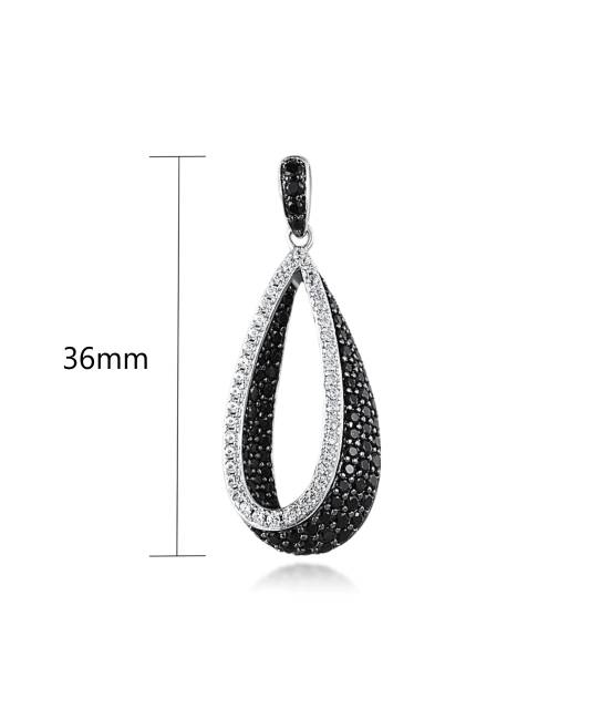 Sidabrinis pakabukas su cirkoniais ir špineliais - Sidabriniai pakabukai - Goldinga