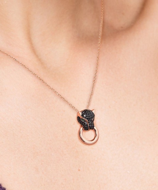 Paauksuotas Sidabrinis pakabukas su špineliais - Sidabriniai pakabukai - Goldinga