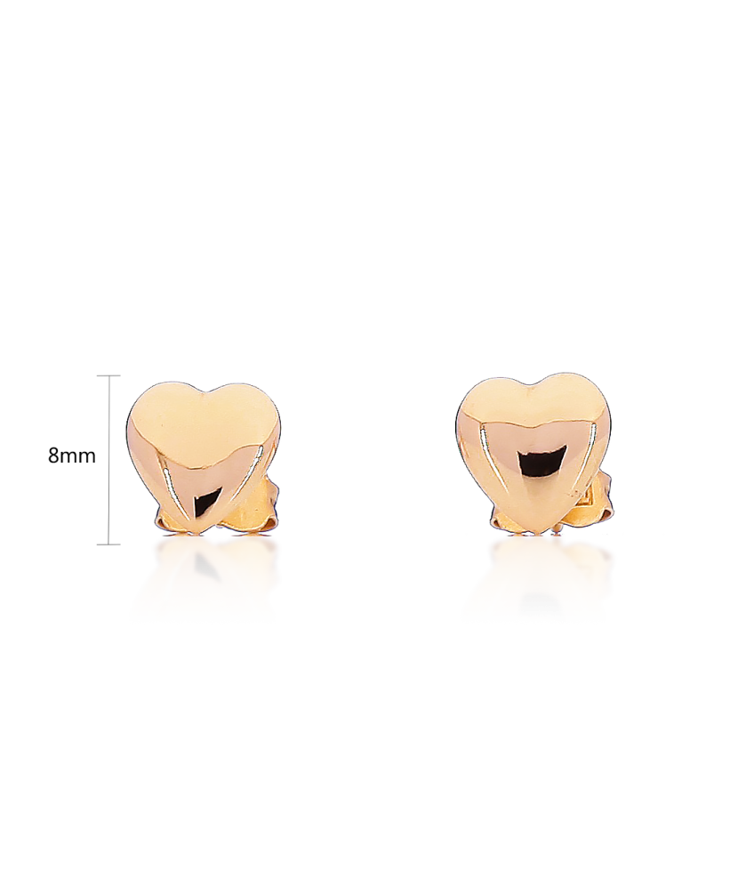 Auksiniai auskarai "širdelė" - Auksiniai auskarai - Goldinga