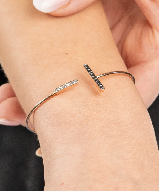 Auksinė apyrankė su safyrais  - Goldinga