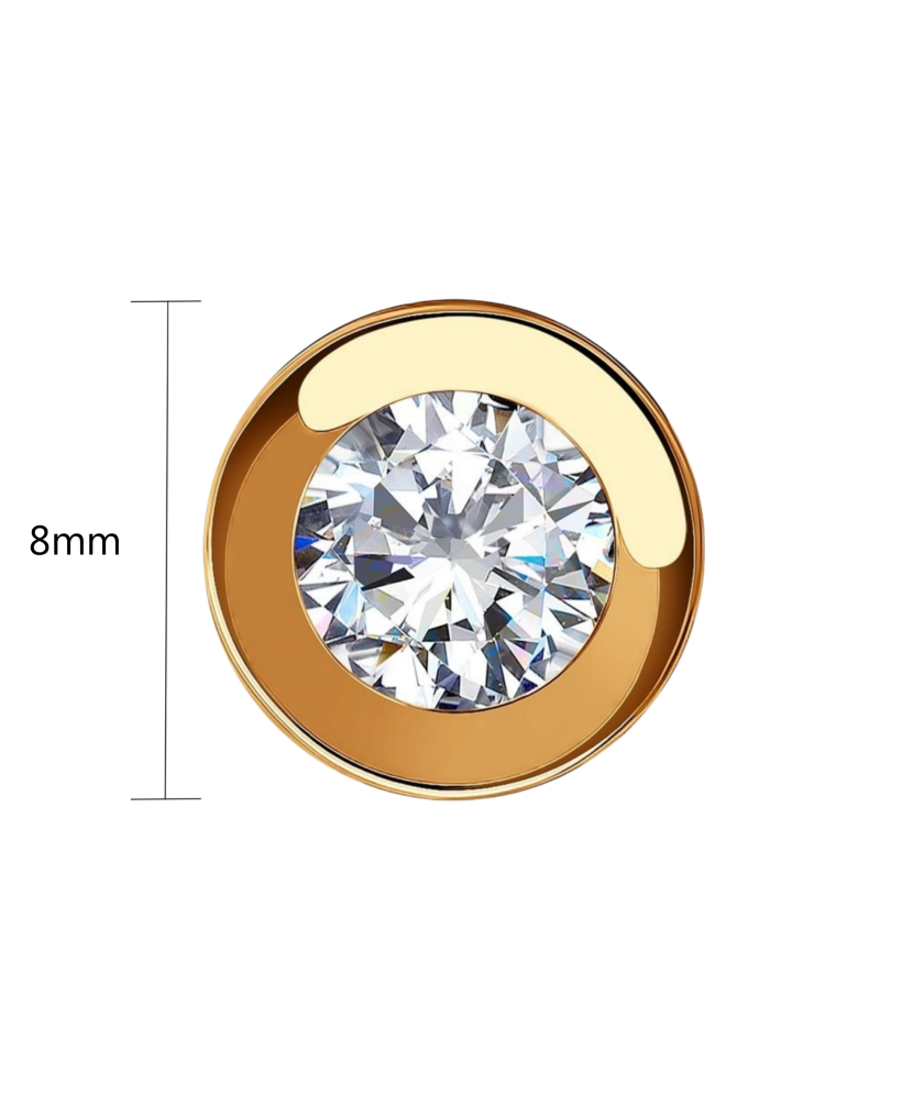 Auksinis pakabukas su cirkoniu - Auksiniai pakabukai - Goldinga