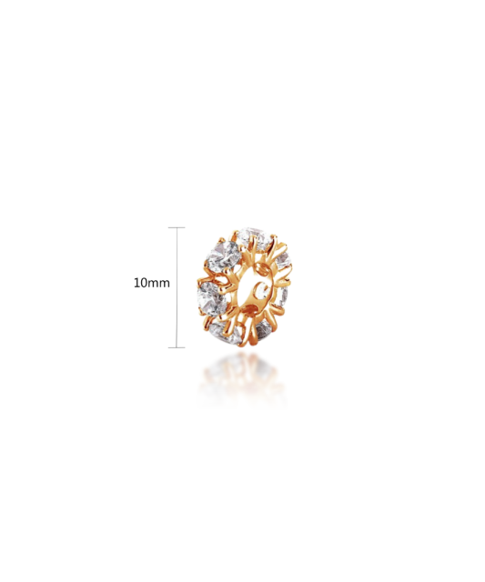 Auksinis pakabukas su cirkoniais - Auksiniai pakabukai - Goldinga