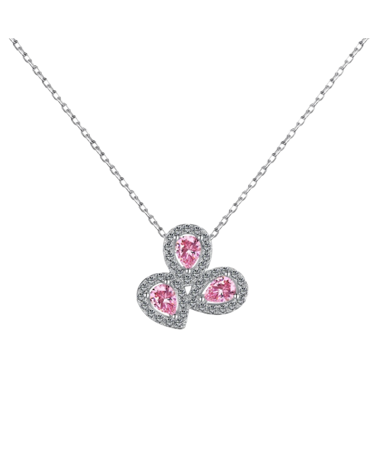 Sidabrinė Grandinėlė Su Cirkonio Pakabuku - Sidabrinės grandinėlės su pakabukais - Goldinga