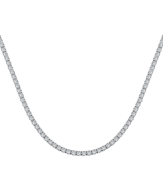 Sidabrinė Grandinėlė Su Cirkoniais