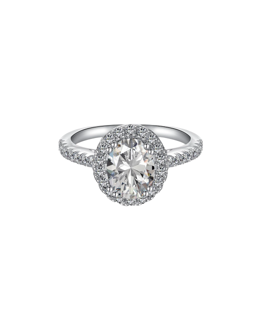 Sidabrinis žiedas su cirkoniais  - Goldinga