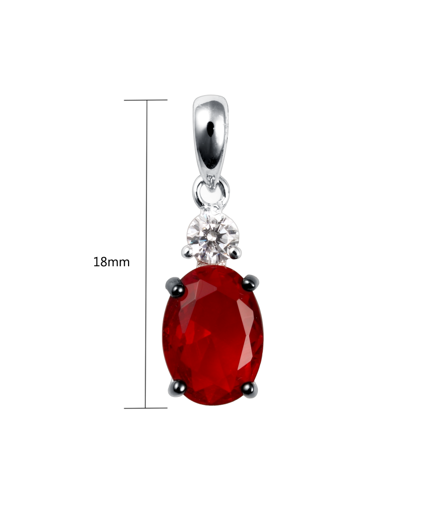 Sidabrinis pakabukas su cirkoniais  - Goldinga