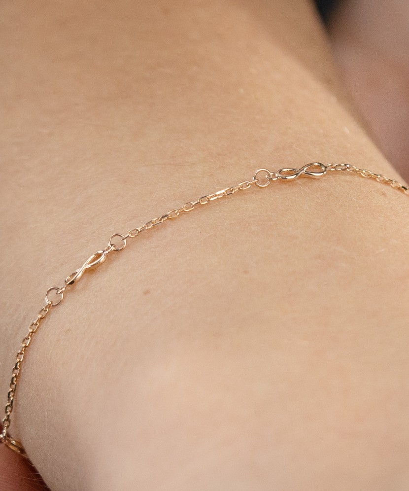 Auksinė apyrankė "Begalybė" - Auksinės apyrankės - Goldinga