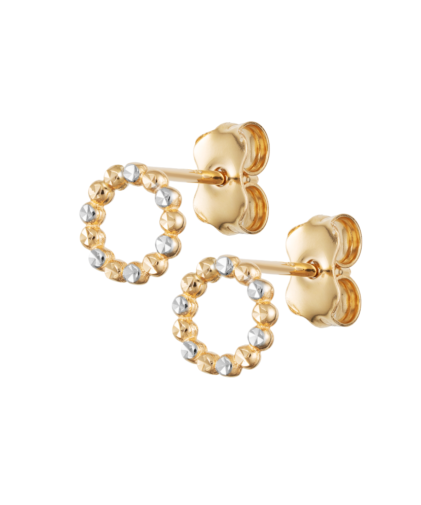 Auksiniai auskarai 8mm - Auksiniai auskarai - Goldinga