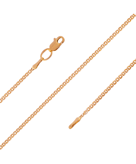 Auksinė vientisa grandinėlė "Mona Liza" 2.3mm - Auksinės grandinėlės - Goldinga