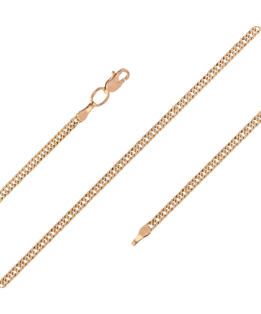 Auksinė grandinėlė "Double curb" 3mm  - Goldinga