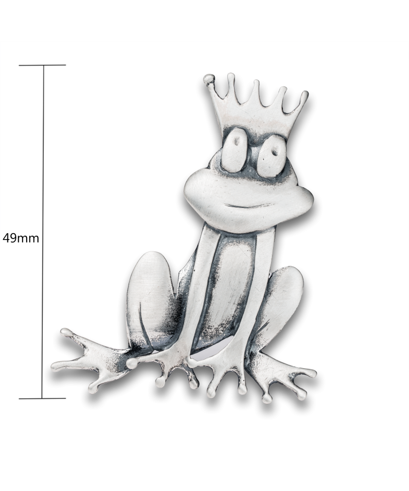 Sidabrinė sagė "Varlė" - Sagės - Goldinga