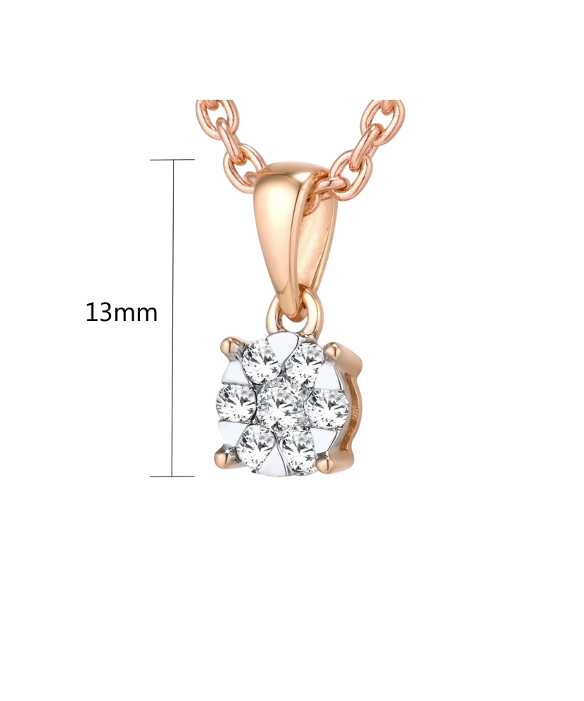 Auksinis pakabukas su deimantais  - Goldinga