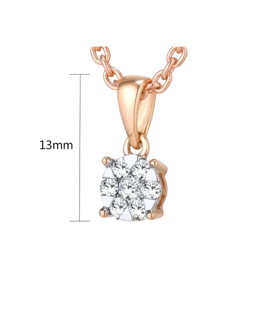 Auksinis pakabukas su deimantais  - Goldinga