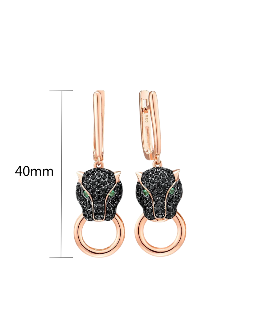 Sidabriniai paauksuoti auskarai su špineliais  - Goldinga