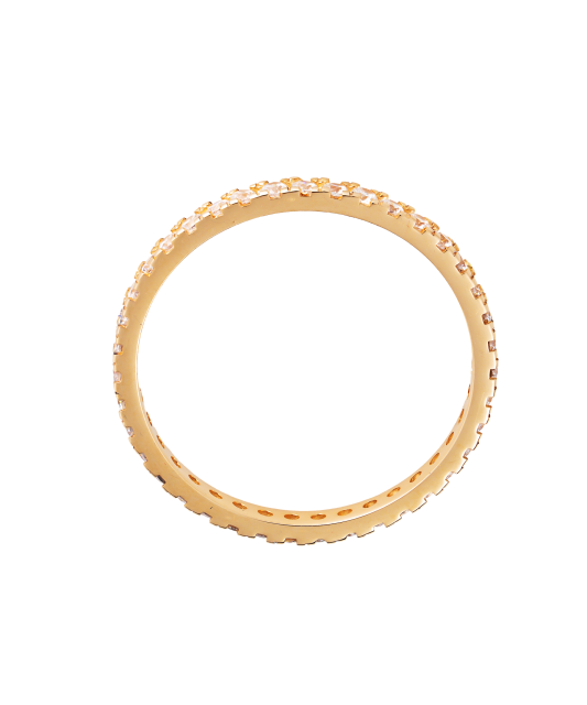 Auksinis žiedas su cirkoniais - Auksiniai žiedai - Goldinga