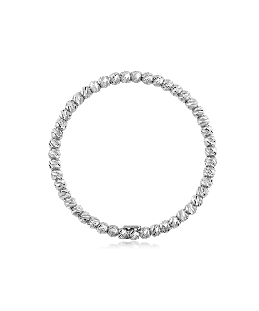 Balto aukso žiedas - Auksiniai žiedai - Goldinga