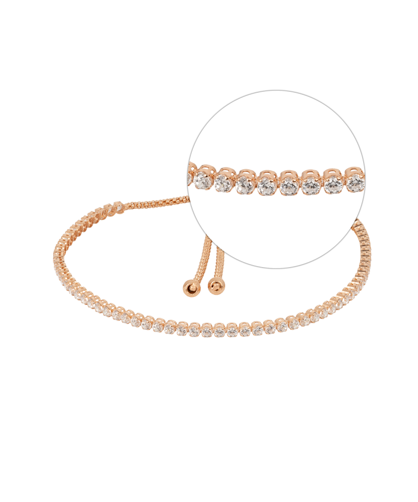 Auksinė apyrankė su cirkoniais