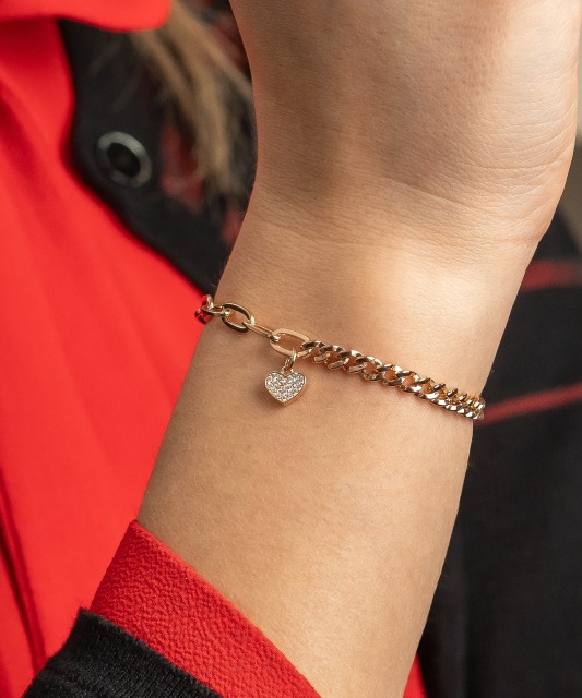 Auksinė apyrankė su cirkoniais