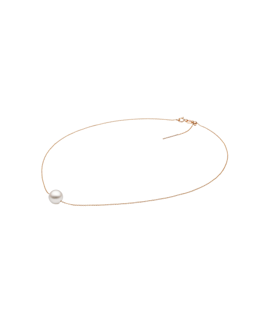 Auksinė grandinėlė su perlo pakabuku - Auksinės grandinėlės su pakabukais - Goldinga