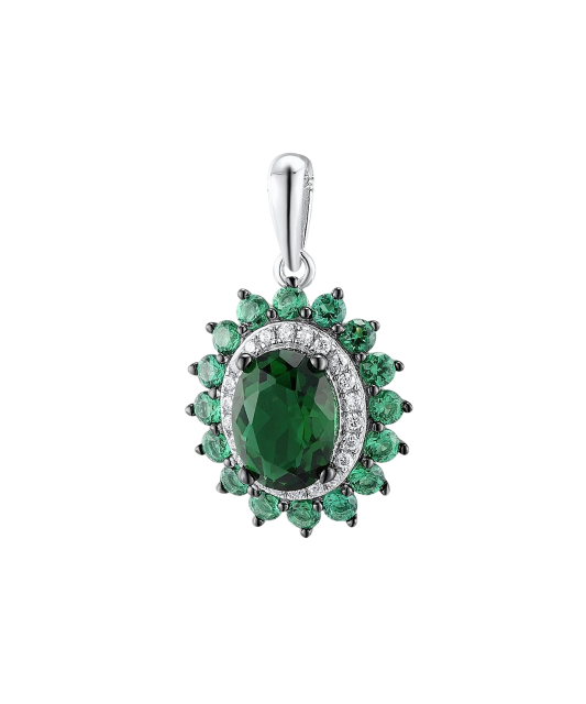 Sidabrinis pakabukas su cirkoniais  - Goldinga