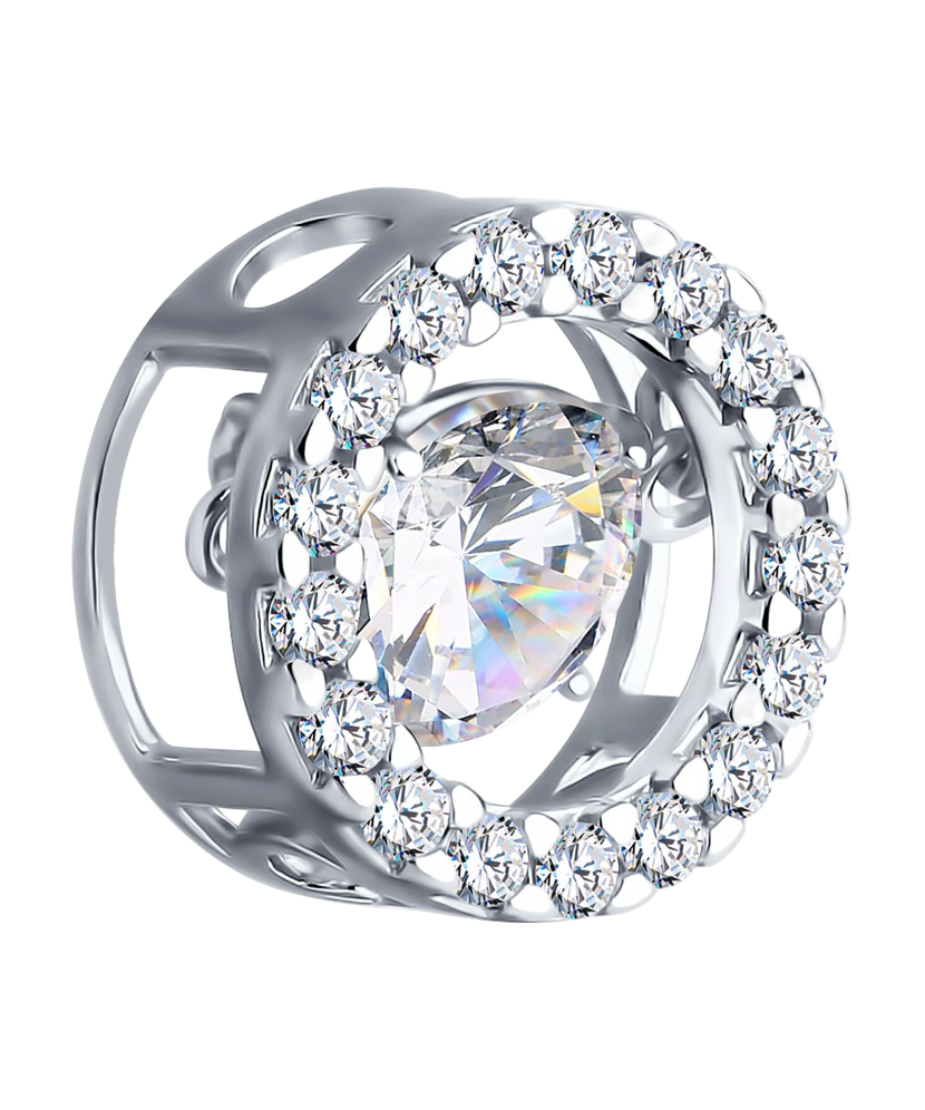 Sidabrinis pakabukas su cirkoniais