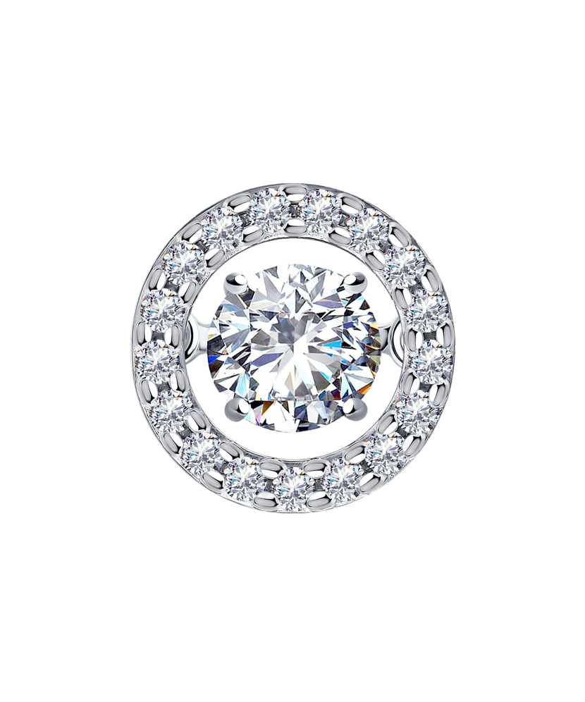 Sidabrinis pakabukas su cirkoniais