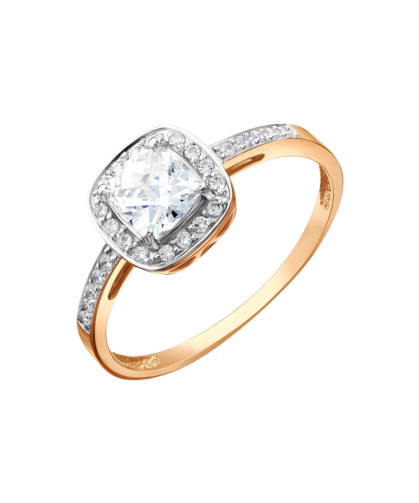 Auksinis žiedas su cirkoniu  - Goldinga