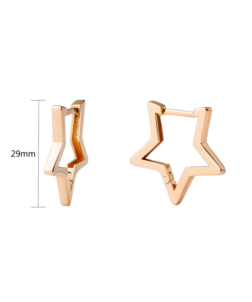 Auksiniai auskarai "Žvaigždutės"  - Goldinga