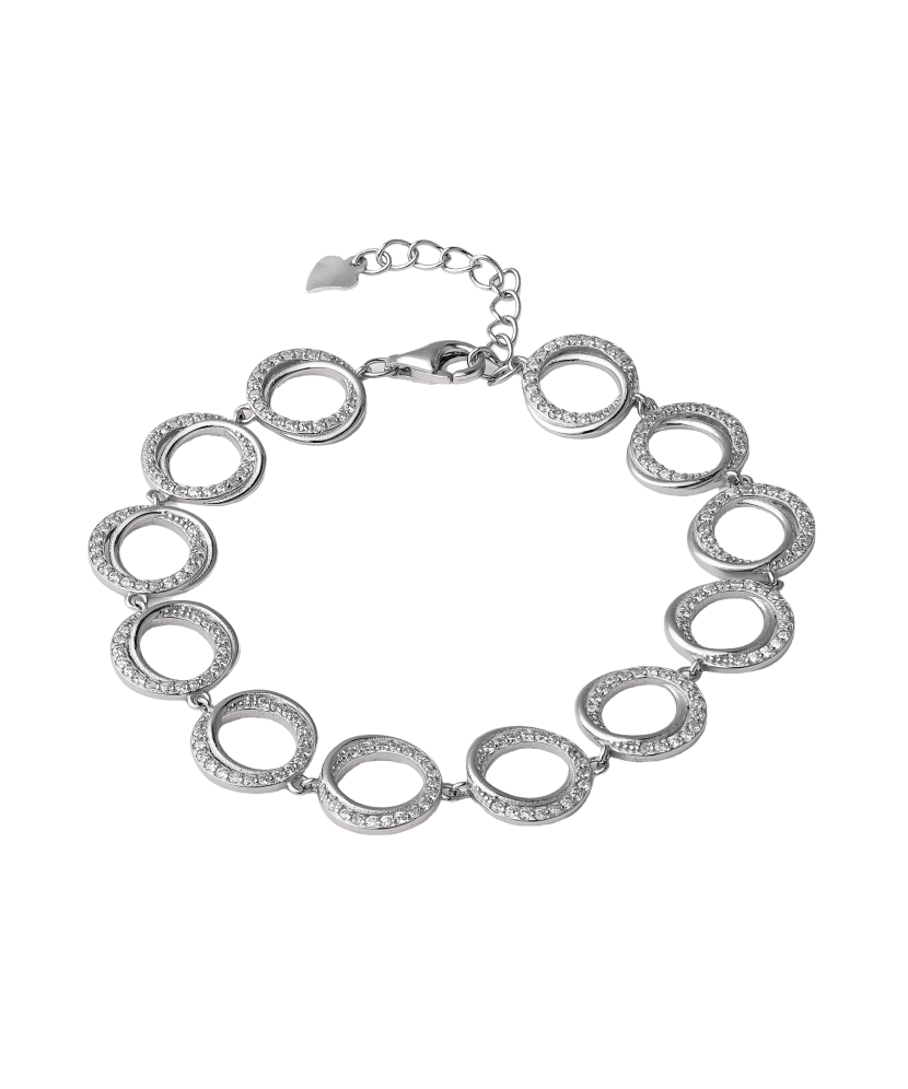 Sidabrinė Apyrankė Su Cirkoniais  - Goldinga