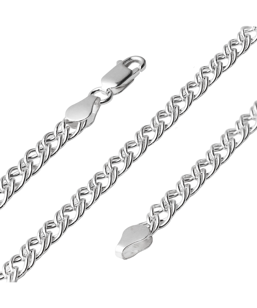 Sidabrinė apyrankė "Rombo" 4.7mm  - Goldinga