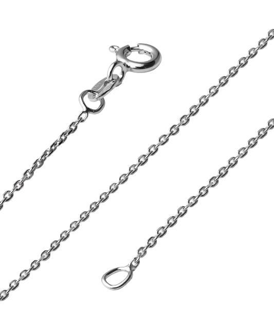 Sidabrinė grandinėlė dengta rodžiu "Anchor" 1.1mm  - Goldinga