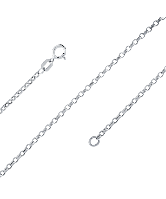 Balto aukso Grandinėlė 1.5mm  - Goldinga