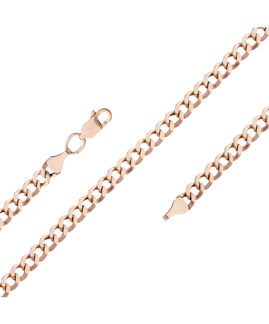 Auksinė grandinėlė "Curb" 4.2mm  - Goldinga