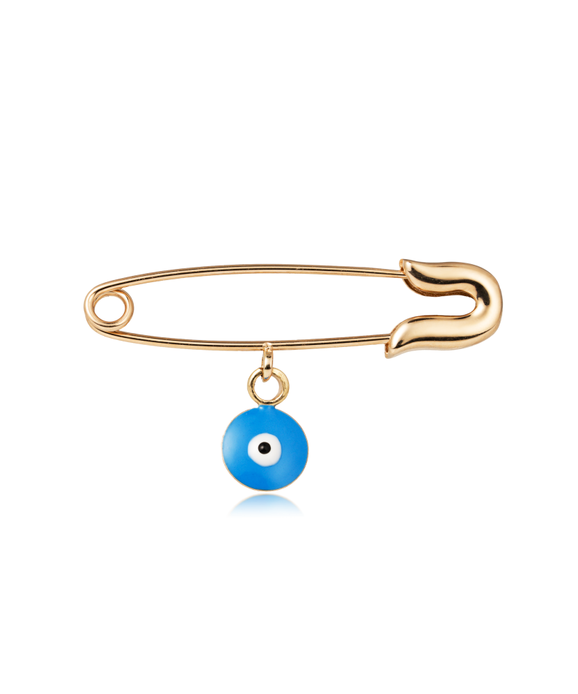 Auksinė sagė su emale