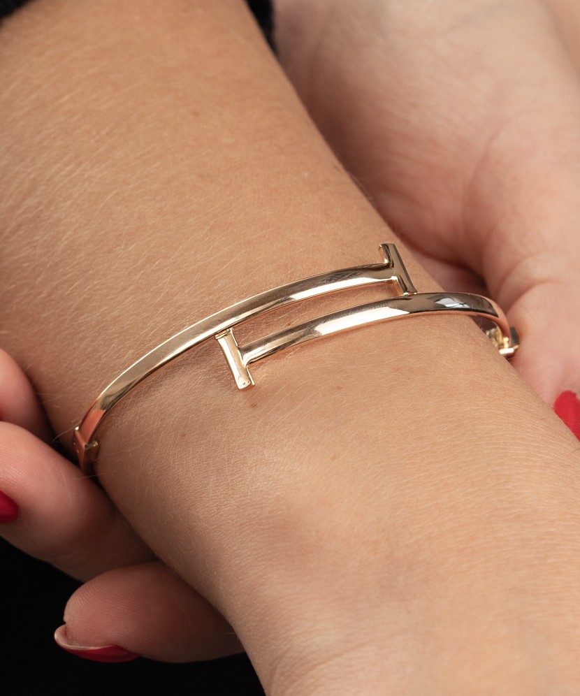 Auksinė Kieta Apyrankė