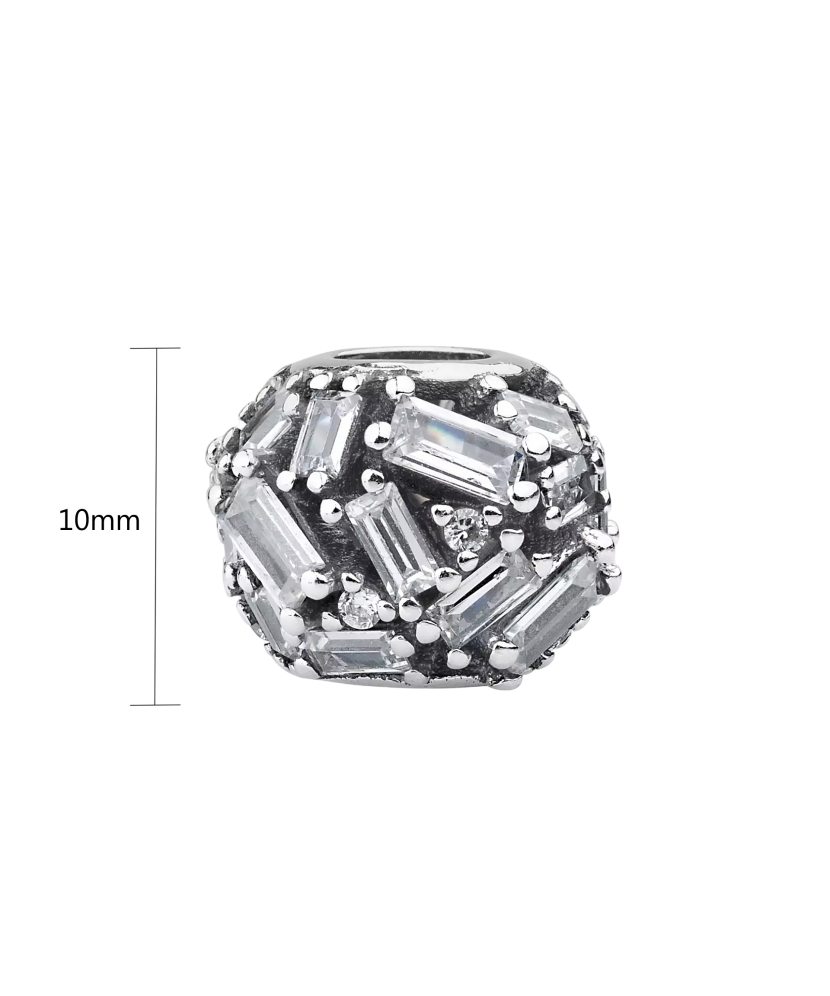 Universalus Sidabrinis Pakabukas su cirkoniais - Sidabriniai pakabukai - Goldinga