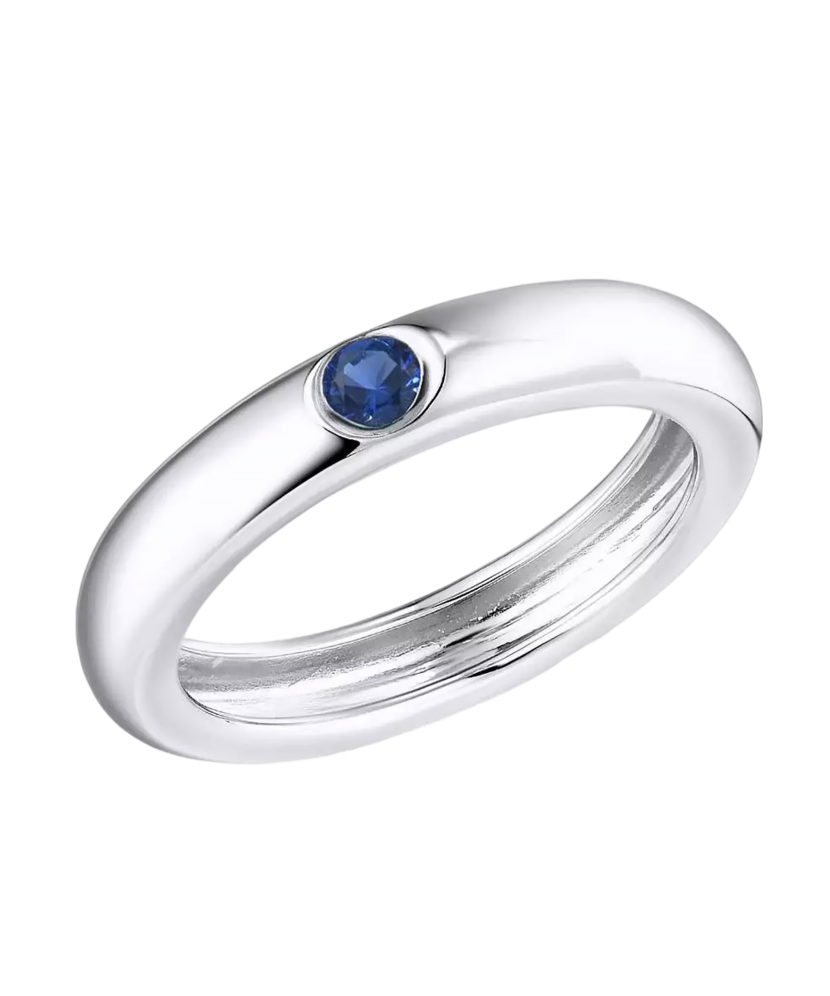 Sidabrinis žiedas su cirkoniu  - Goldinga